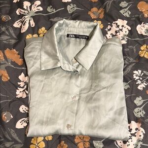 Zara Light Green Shirt